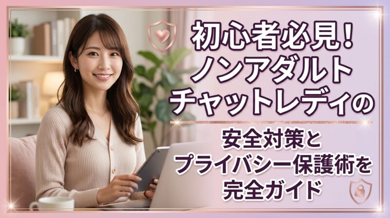初心者必見！ノンアダルトチャットレディの安全対策とプライバシー保護術を完全ガイド